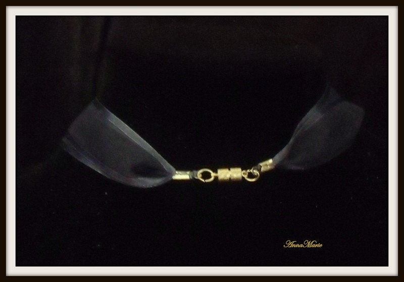 Dark Blue Peddle Necklace and Earring Set with Light Green Accents